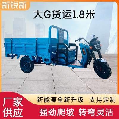 大G貨運(yùn)1.8米電動(dòng)三輪車(chē) 廠家批發(fā)貨運(yùn)拉貨農(nóng)用電瓶車(chē)三輪電動(dòng)車(chē)